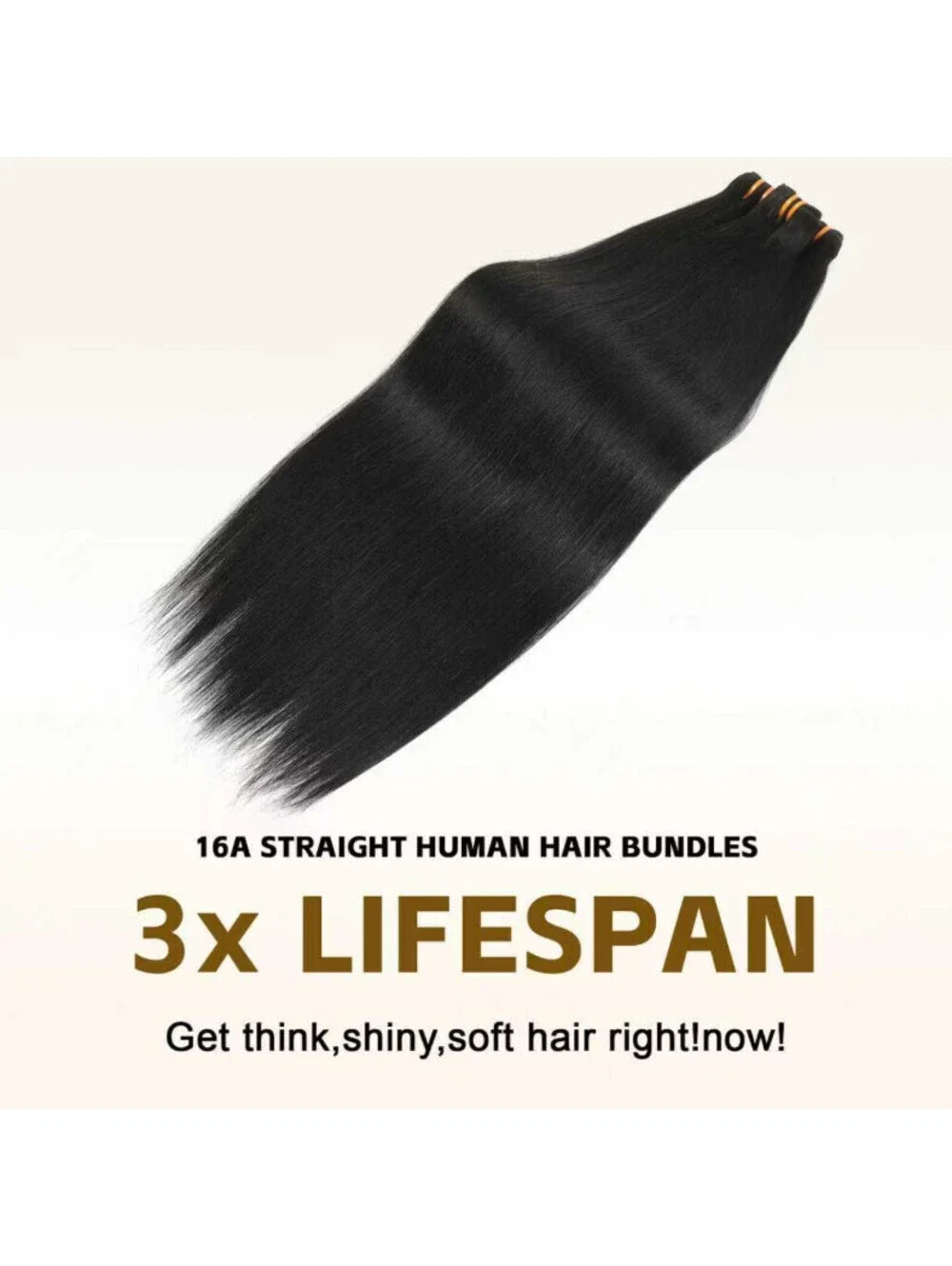 16A Straight Human Hair Bundles 12” YakI Premium Purple Pack 100% Human Hair